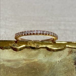 Elegant 💎🌹💎 Rose Gold Diamond Wedding Band 14K
